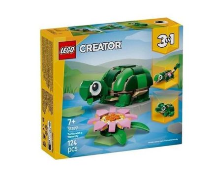 LEGO® Creator Turtle with a Water Lily Flower (31377)& Δώρο Λαμπάδα