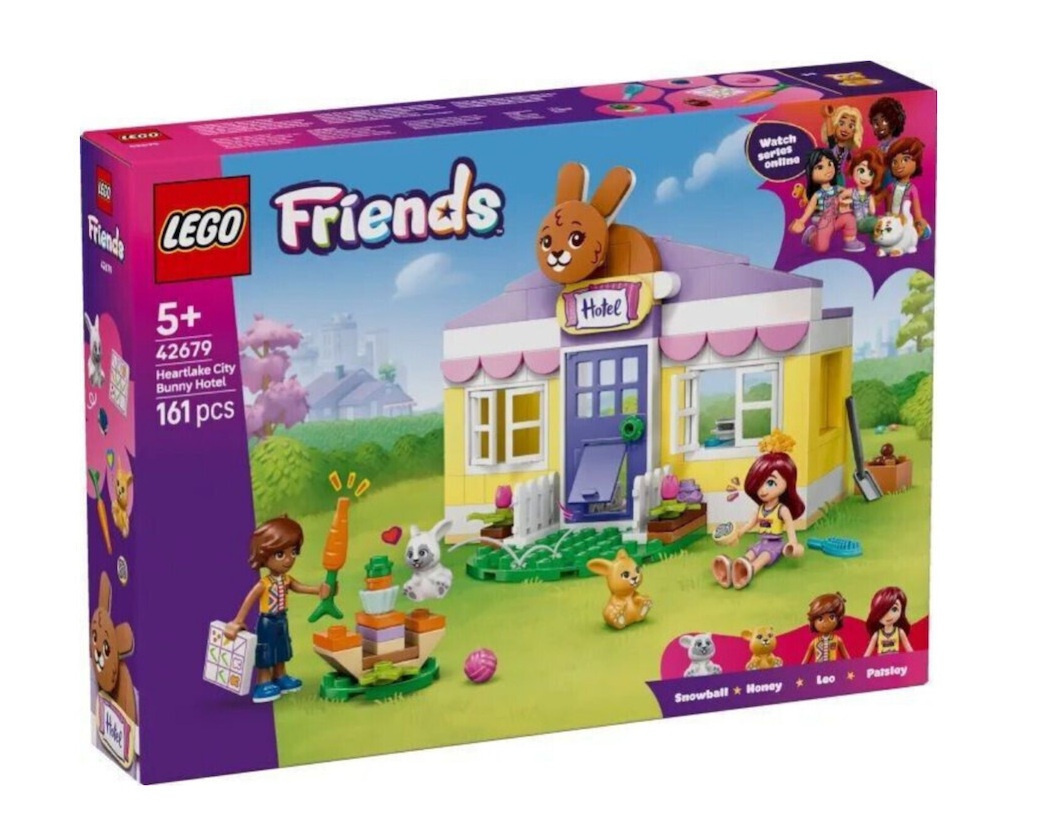 LEGO Friends Heartlake City Bunny Hotel για 5+ Ετών 161τμχ (42679) & Δώρο Λαμπάδα