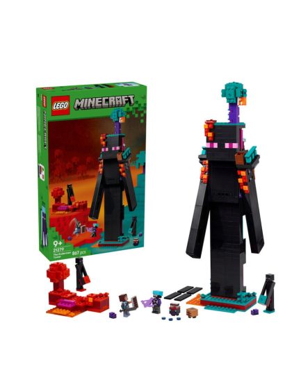 LEGO®Minecraft The Enderman Tower για 9+ Ετών 867τμχ (21279) & Δώρο Λαμπάδα