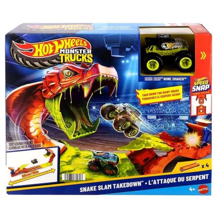Mattel Monster Trucks: Snake Slam Takedown Playset (JJN44)