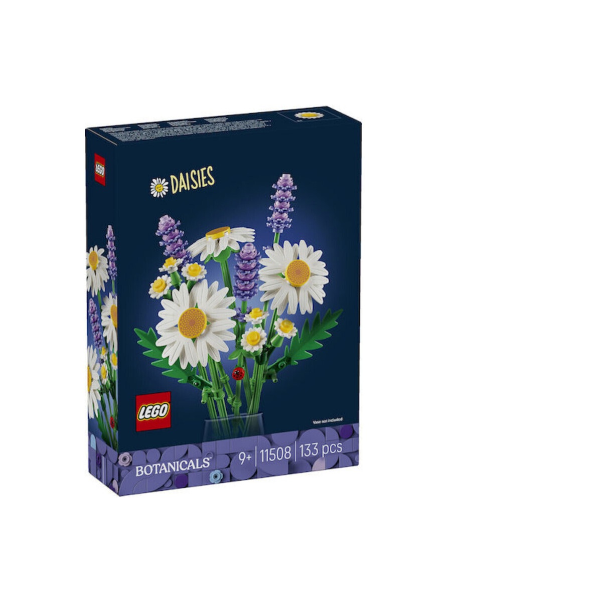 LEGO® Botanicals Daisies - Artificial Flower Bouquet w/Faux Daisies & Lavender(11508)& Δώρο Λαμπάδα