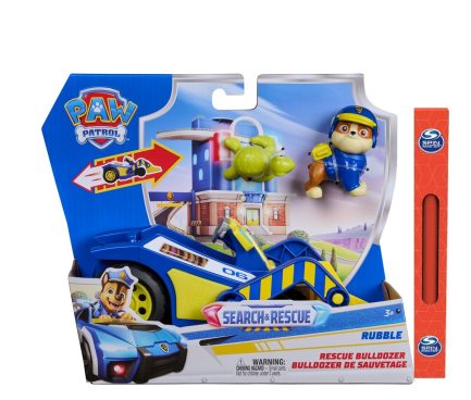 Παιχνιδολαμπάδα Spin Master Paw Patrol: Search & Rescue - Rumble Rescue Bulldozer Vehicle Playset (20156332)