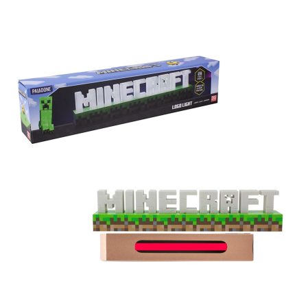 Διακοσμητικό Φωτιστικό Paladone: Minecraft - Logo Light (PP8759MCFV2)
