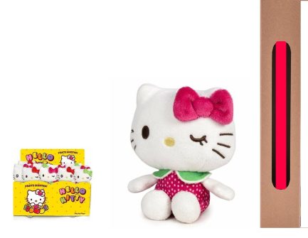 Παιχνιδολαμπάδα Giochi Preziosi Λούτρινο Αρκουδάκι Hello Kitty με άρωμα tutti frutti 12 εκ. Βατόμουρο (760025473)