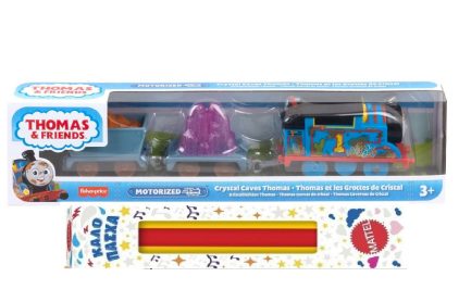 Παιχνιδολαμπάδα Fisher-price Thomas & Friends Μηχανοκίνητο Τρένο 2 Βαγόνια – Crystal Caves Thomas Hfx97/hjv43