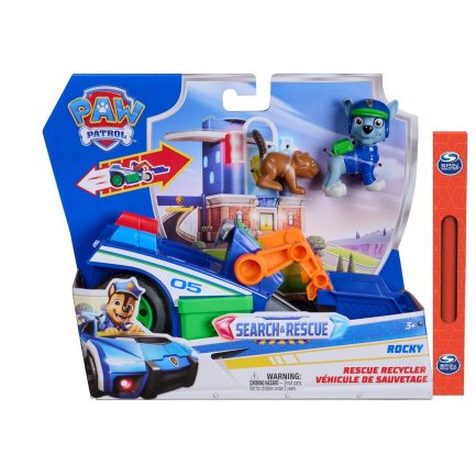 Παιχνιδολαμπάδα Spin Master Paw Patrol: Search & Rescue - Rocky Rescue Recycler Vehicle Playset (20156333)