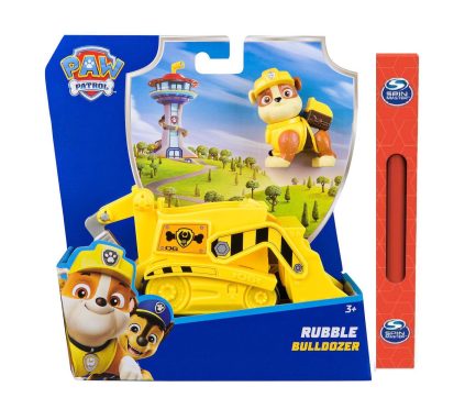 Παιχνιδολαμπάδα Spin Master Paw Patrol: Rubble - Bulldozer Vehicle (20148931)
