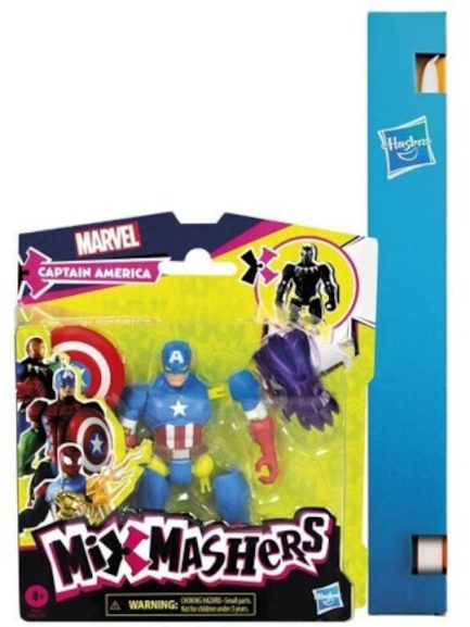 Παιχνιδολαμπάδα Hasbro Marvel Avengers Avn Mixmashers Captain America Basic Figure F9265 / F9267