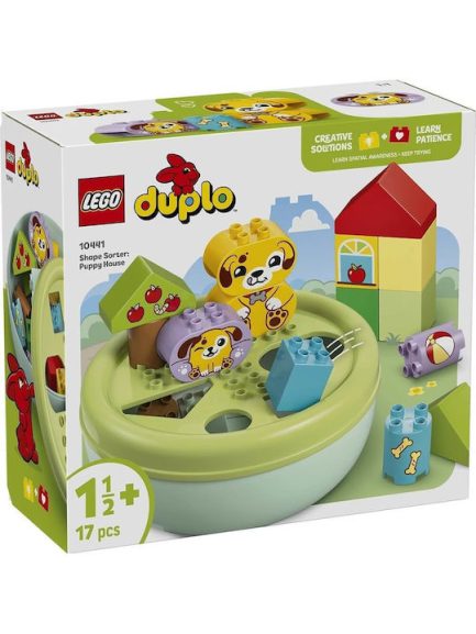 LEGO® Duplo My First: Shape Sorter: Puppy House (10441) & Δώρο Λαμπάδα