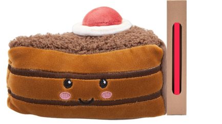 Παιχνιδολαμπάδα Λούτρινο PMS Softlings Cake Food Foodies 27CM- Kέικ σοκολάτα (PM456190)