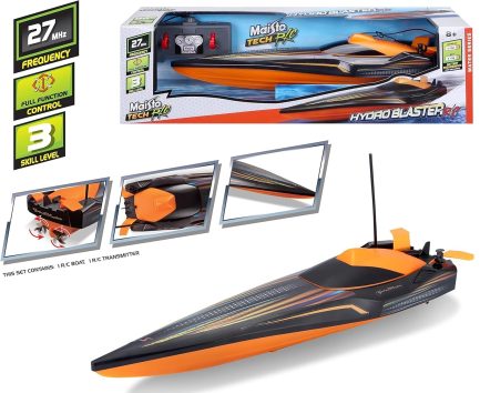 Maisto Tech RC Hydroblaster Speed Boat - 2.4GHZ Τηλεκατευθυνόμενο Σκάφος Orange (49/82763)