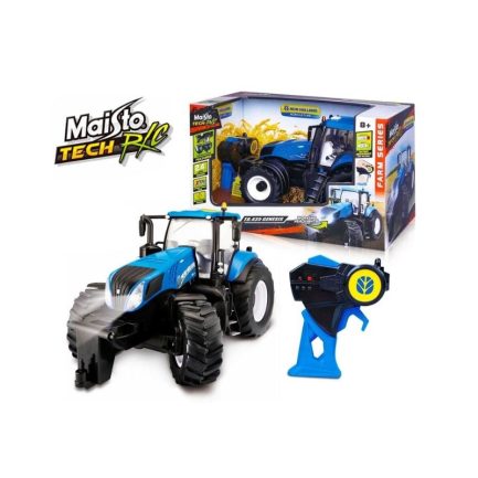 Maisto 1:16 RC New Holland Tractor 2.4GHZ Τηλεκατευθυνόμενο Τρακτέρ - (49/82721)