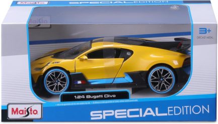 Maisto Special Edition Αυτοκινητάκι Buggati Divo Κίτρινο 1:24 για 3+ Ετών (48/31526)