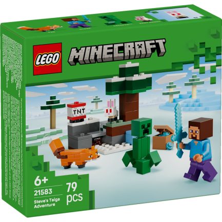 LEGO® Minecraft®: Περιπέτεια του Στιβ στην Τάιγκα (21583)
