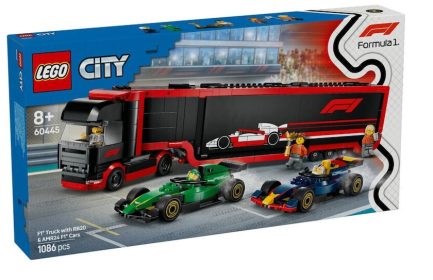 LEGO® City: F1® Truck with RB20 & AMR24 F1® Cars (60445) & Δώρο Λαμπάδα