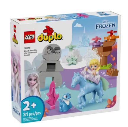 LEGO®Duplo Disney Princess Elsa & Bruni In The Enchanted Forest για 2+ Ετών (10418) & Δώρο Λαμπάδα