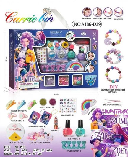 K-pop Demon Hunter Girls Makeup - Window Box Packaging (A186-d39)