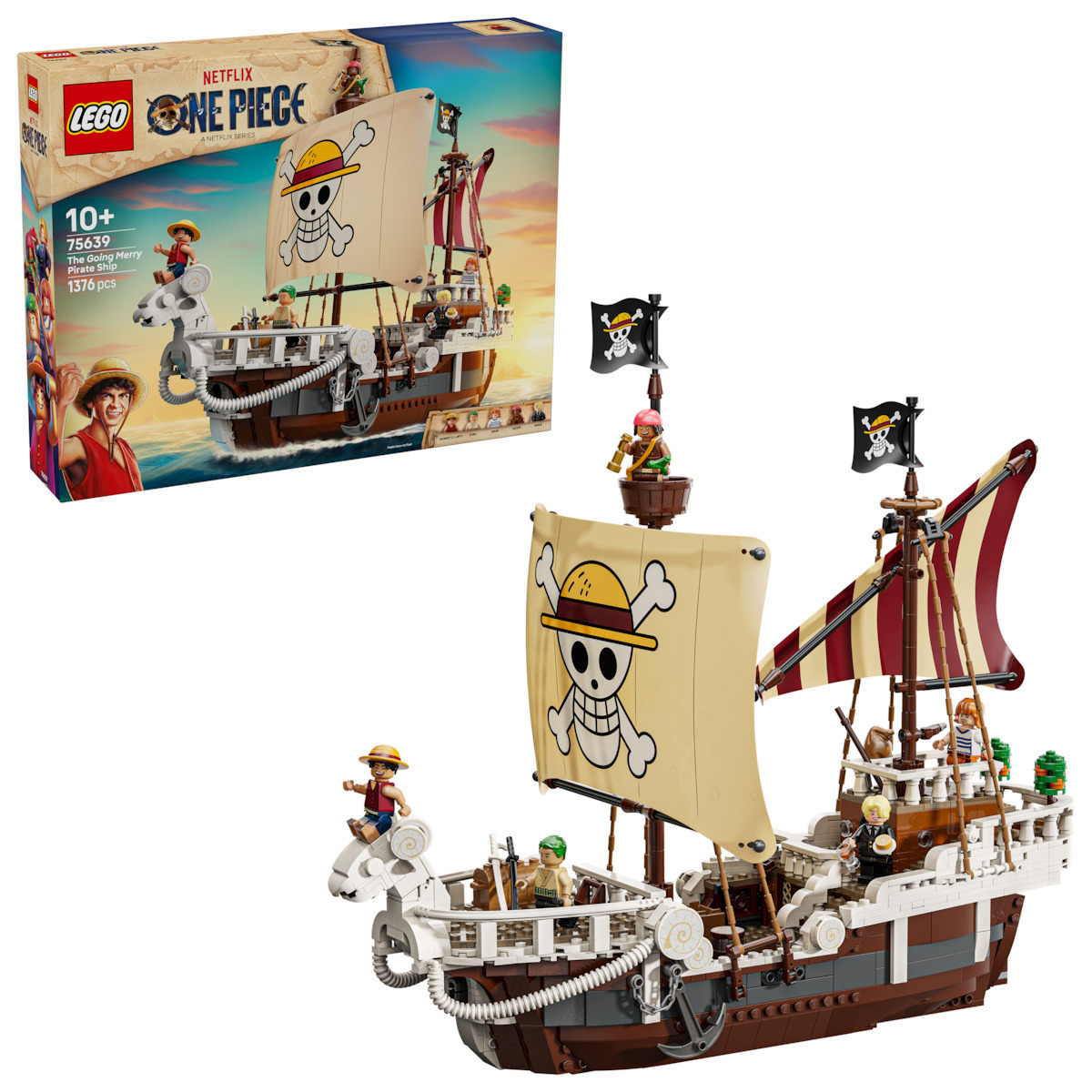 LEGO One Piece The Going Merry Pirate Ship για 10+ Ετών 1376τμχ (75639)