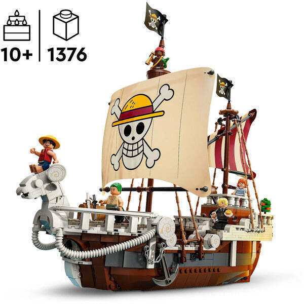 LEGO One Piece The Going Merry Pirate Ship για 10+ Ετών 1376τμχ (75639) - Image 2