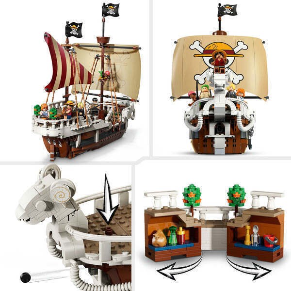 LEGO One Piece The Going Merry Pirate Ship για 10+ Ετών 1376τμχ (75639) - Image 3