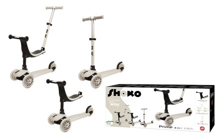 Shοko Scooter Premium 3 In 1 Ash Cloud Για 12+ Μηνών (5004-50531)