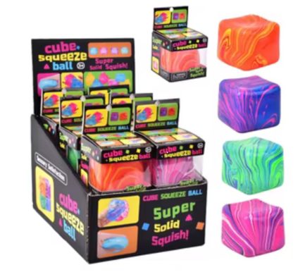 Antistress Squishy Ice Cube Marble Slow Rising 4 χρώματα- Τυχαία επιλογή 1τεμ.(TB23574)