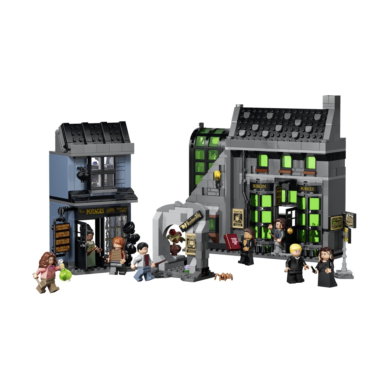 LEGO Harry Potter: Knockturn Alley Wizarding Shops (76471) - Image 2