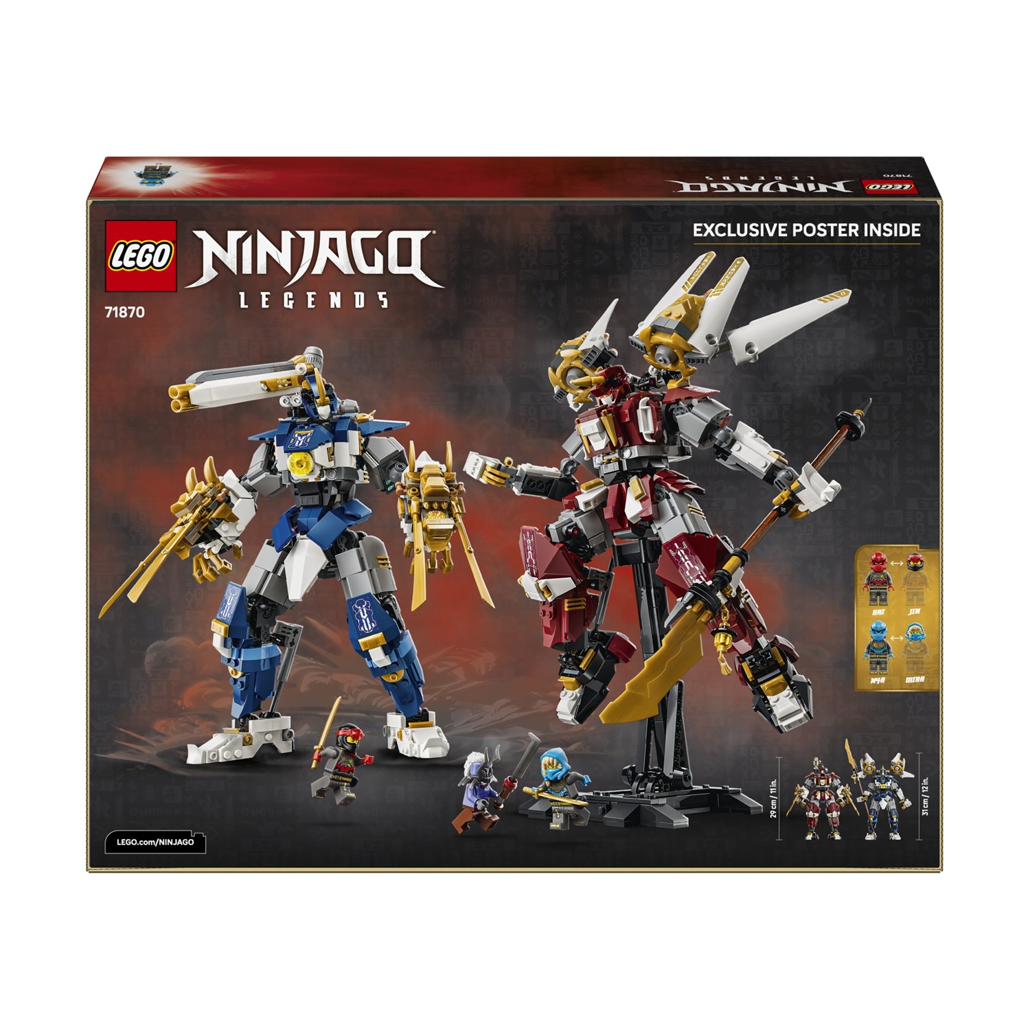 LEGO NINJAGO: The Twin Titan Mechs για 12+ Ετών 1707τμχ (71870) - Image 5