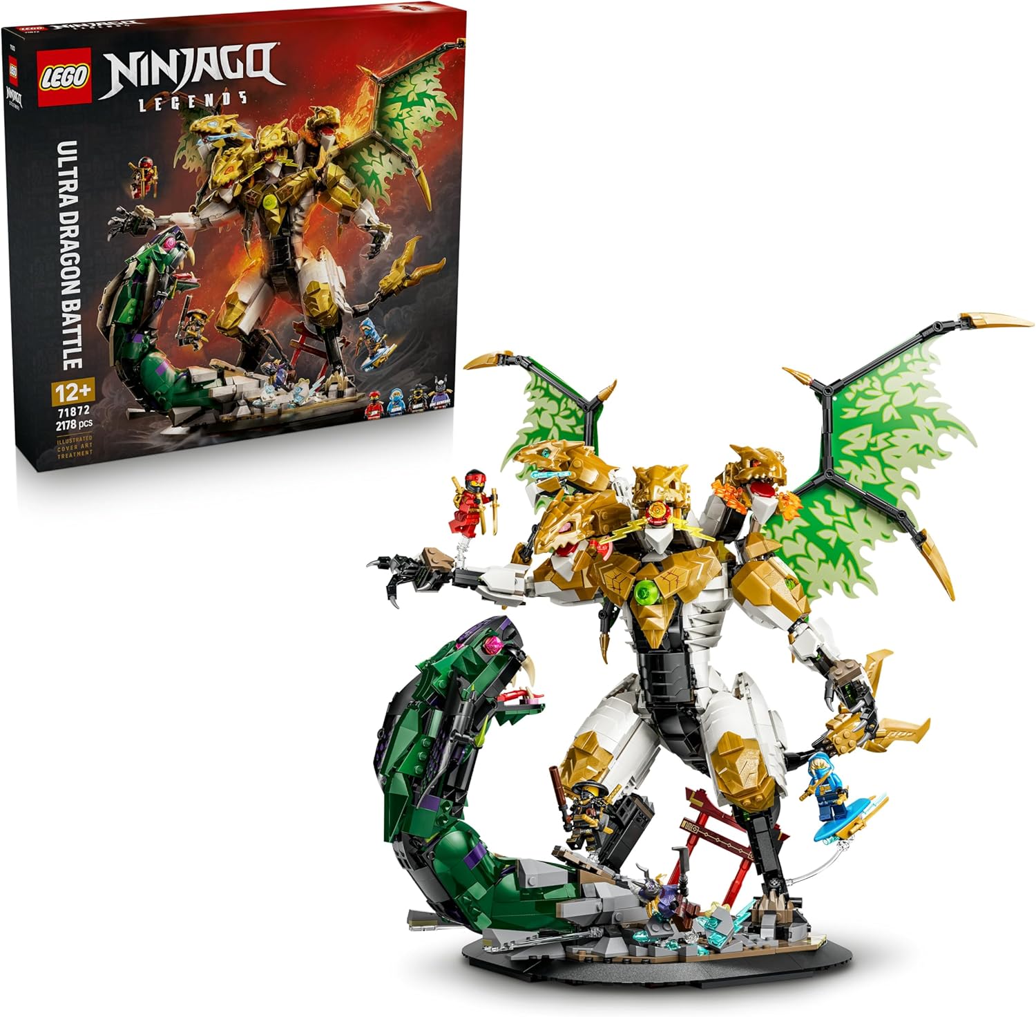 LEGO NINJAGO: Μάχη του Σούπερ Δράκου για 12+ Ετών 2178τμχ (71872)