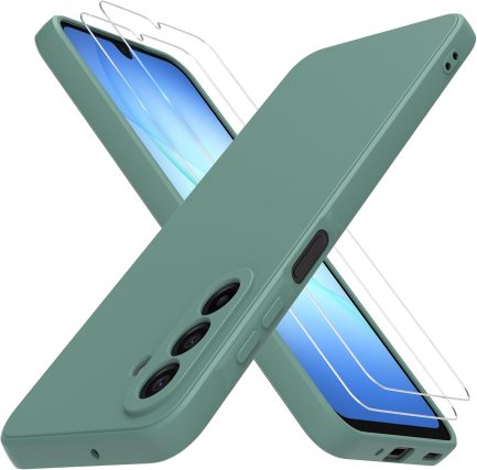 Samsung Galaxy A17 4G / 5G Case, Soft TPU Liquid Silicone Case Dark Green (oem)