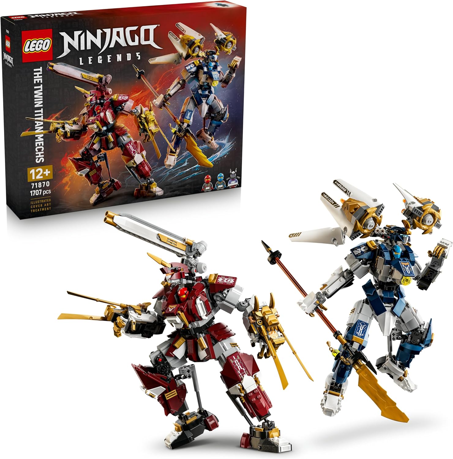 LEGO NINJAGO: The Twin Titan Mechs για 12+ Ετών 1707τμχ (71870)