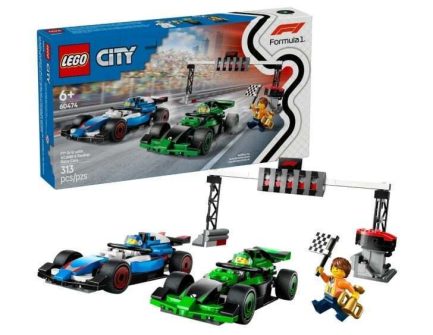 LEGO City F1® Start Grid with VCARB and Sauber Race Cars για 6+ Ετών 313τμχ (60474)