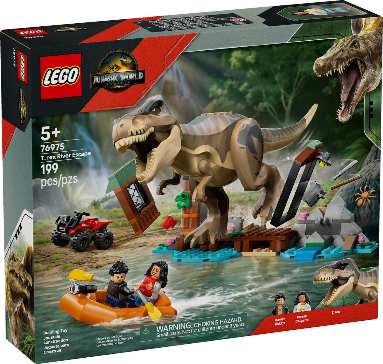 LEGO Jurassic World: T. Rex River Escape (76975)