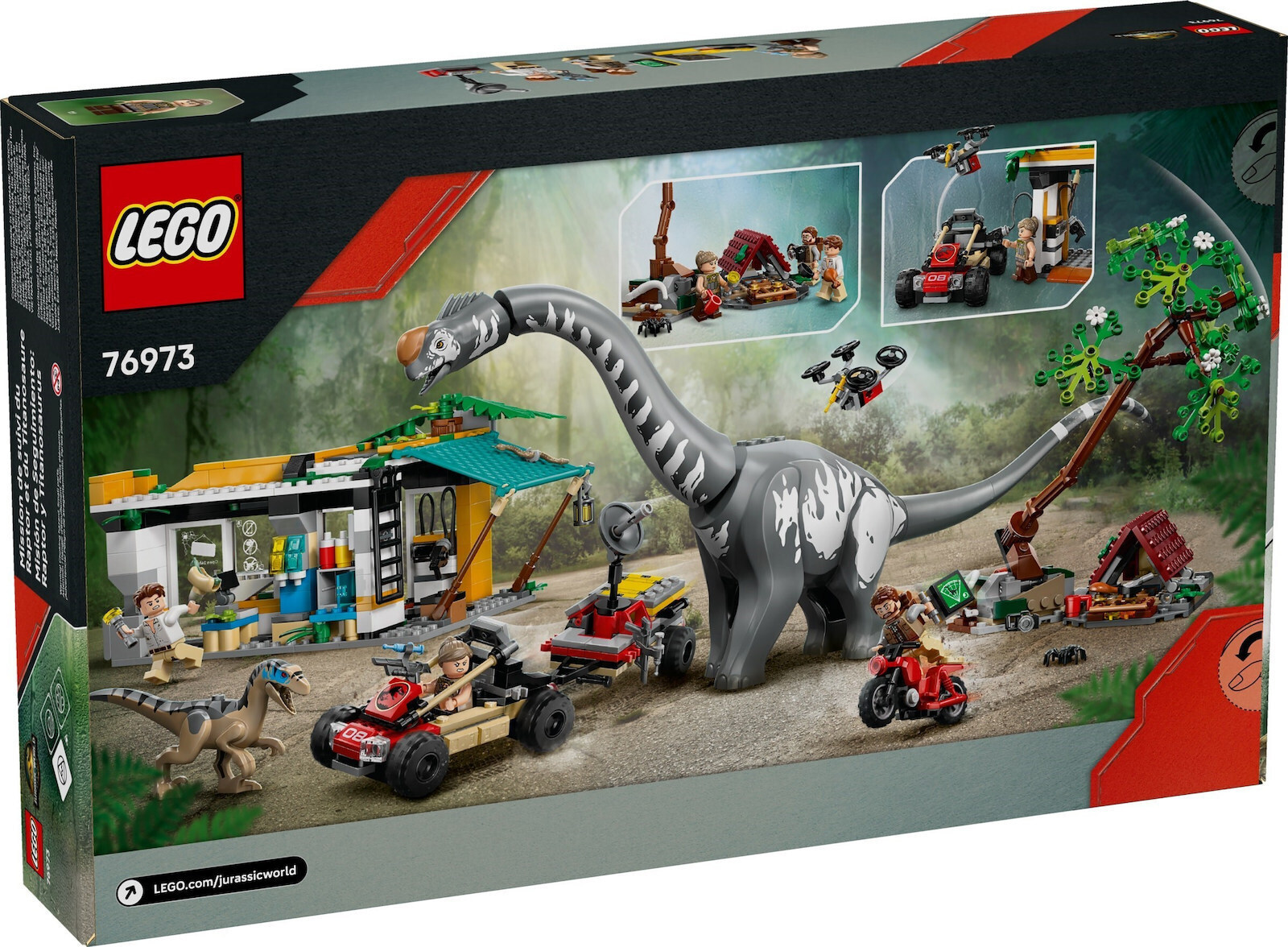 LEGO Jurassic World: Raptor & Titanosaurus Tracking Mission (76973) - Image 2