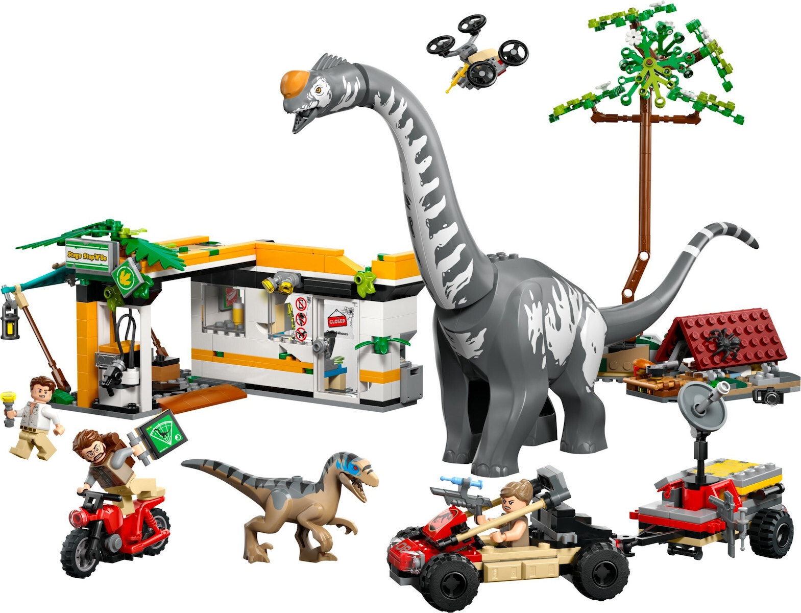 LEGO Jurassic World: Raptor & Titanosaurus Tracking Mission (76973) - Image 3