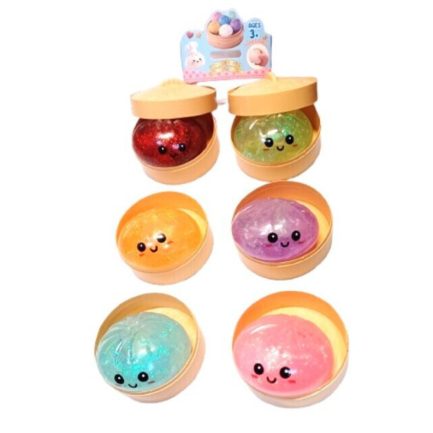 Glitter Squishy Dumpling Αφρώδες (Διάφορα Σχέδια) 1τμχ (proj01)