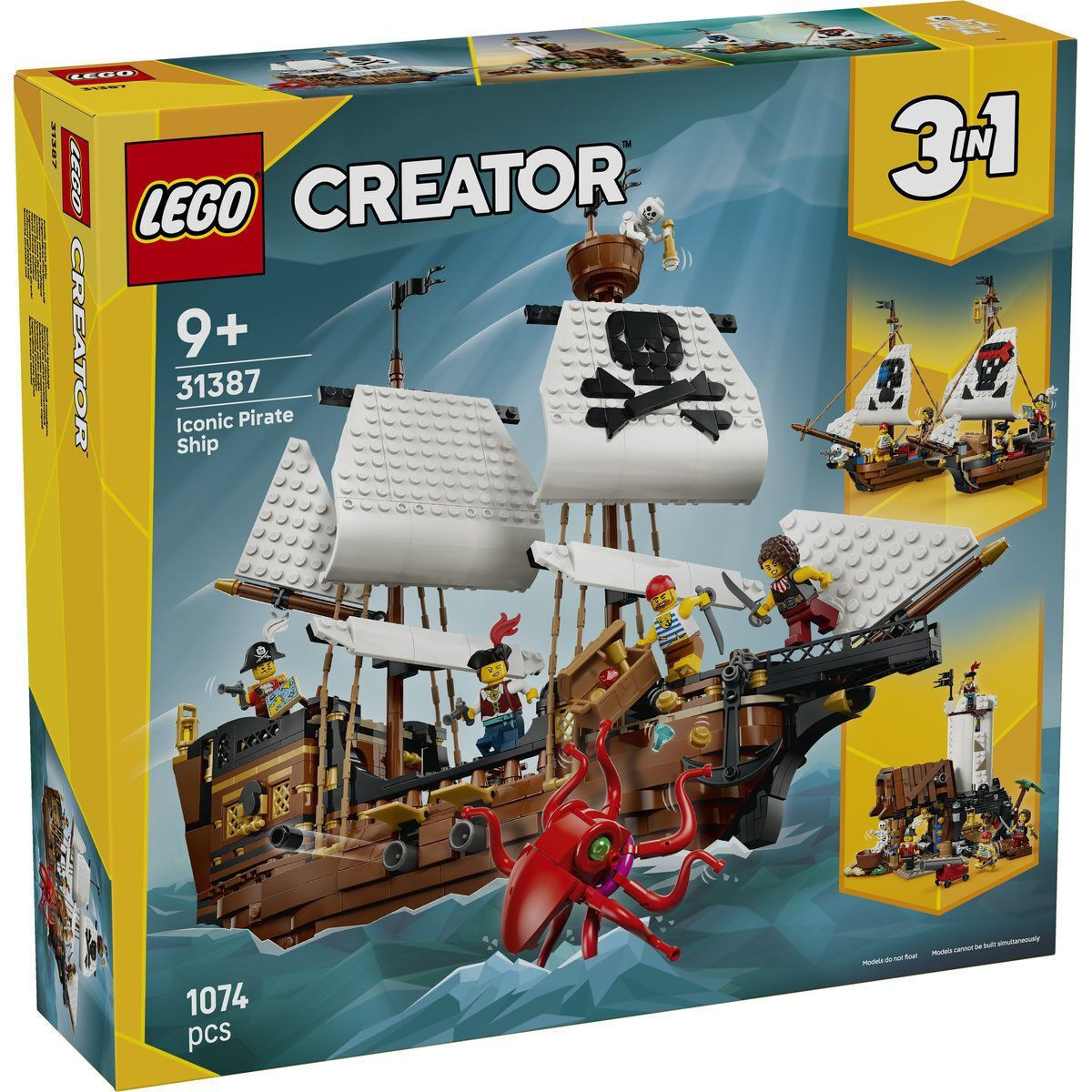LEGO Creator: Εμβληματικό Πειρατικό Πλοίο (31387)