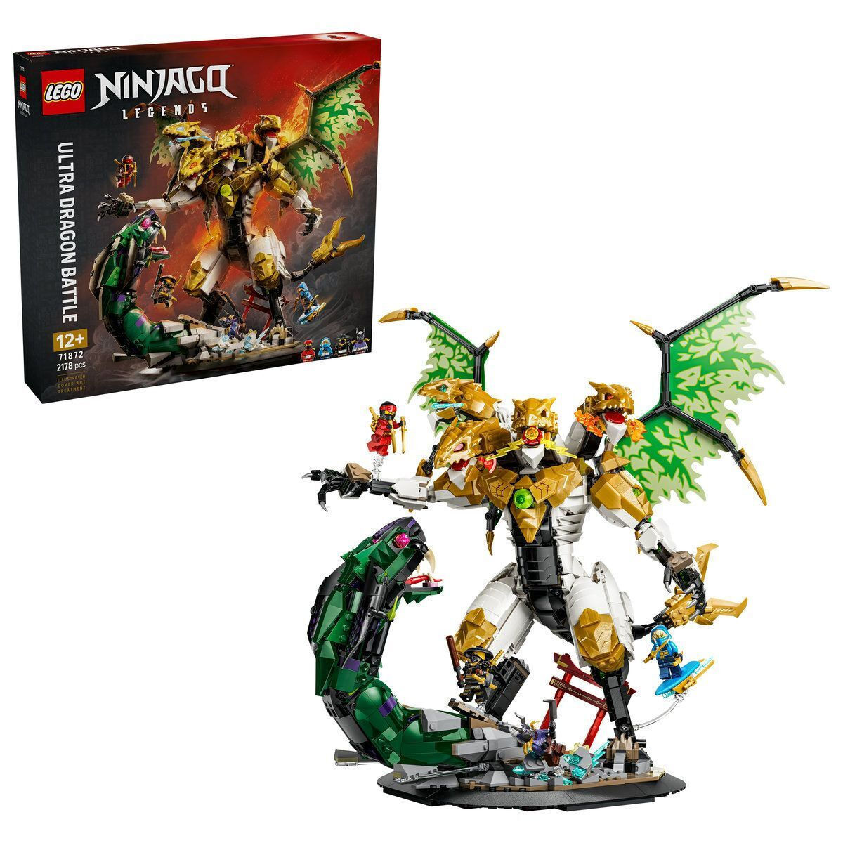 LEGO NINJAGO: Μάχη του Σούπερ Δράκου για 12+ Ετών 2178τμχ (71872) - Image 2