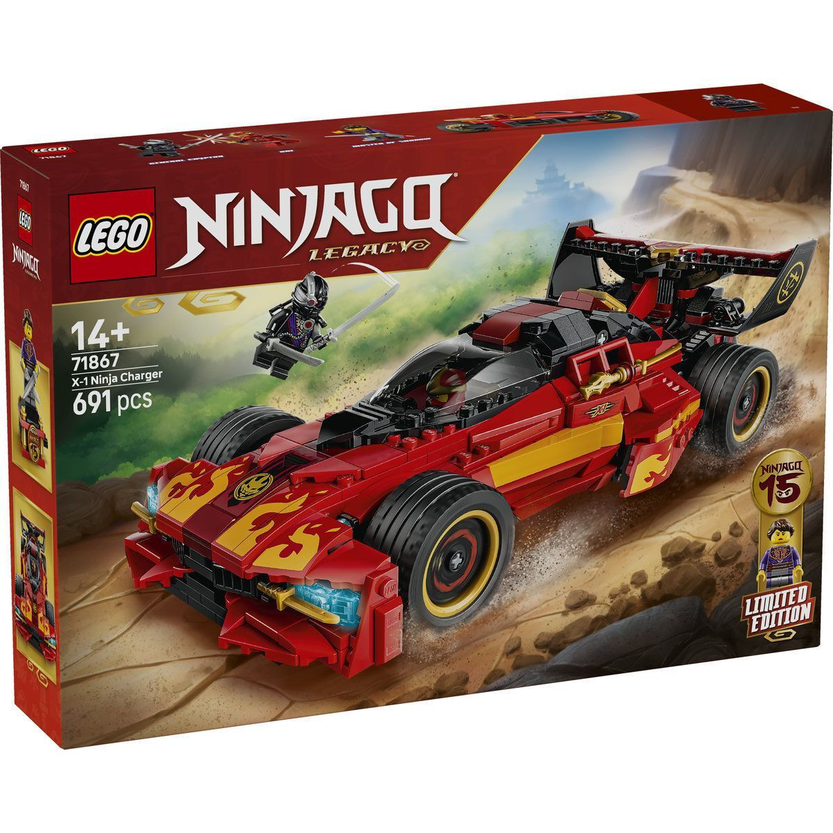 LEGO NINJAGO: Εφόρμηση X-1 Νίντζα 15η Επέτειος (71867)