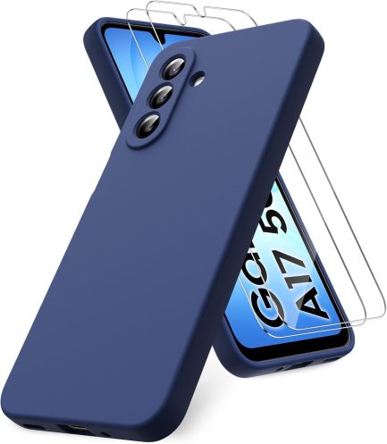 Samsung Galaxy A17 4G / 5G Case, Soft TPU Liquid Silicone Case Dark Blue (oem)