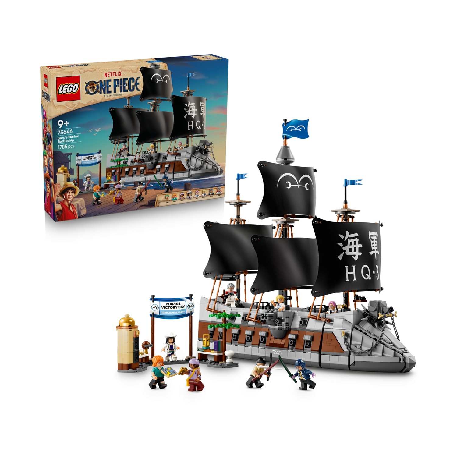 LEGO ONE PIECE: Garp’s Marine Battleship (75646) - Image 2