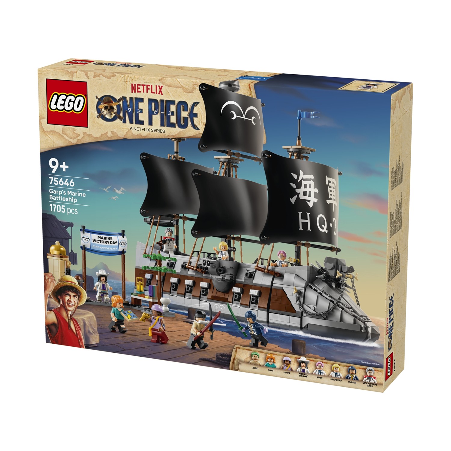 LEGO ONE PIECE: Garp’s Marine Battleship (75646) - Image 3