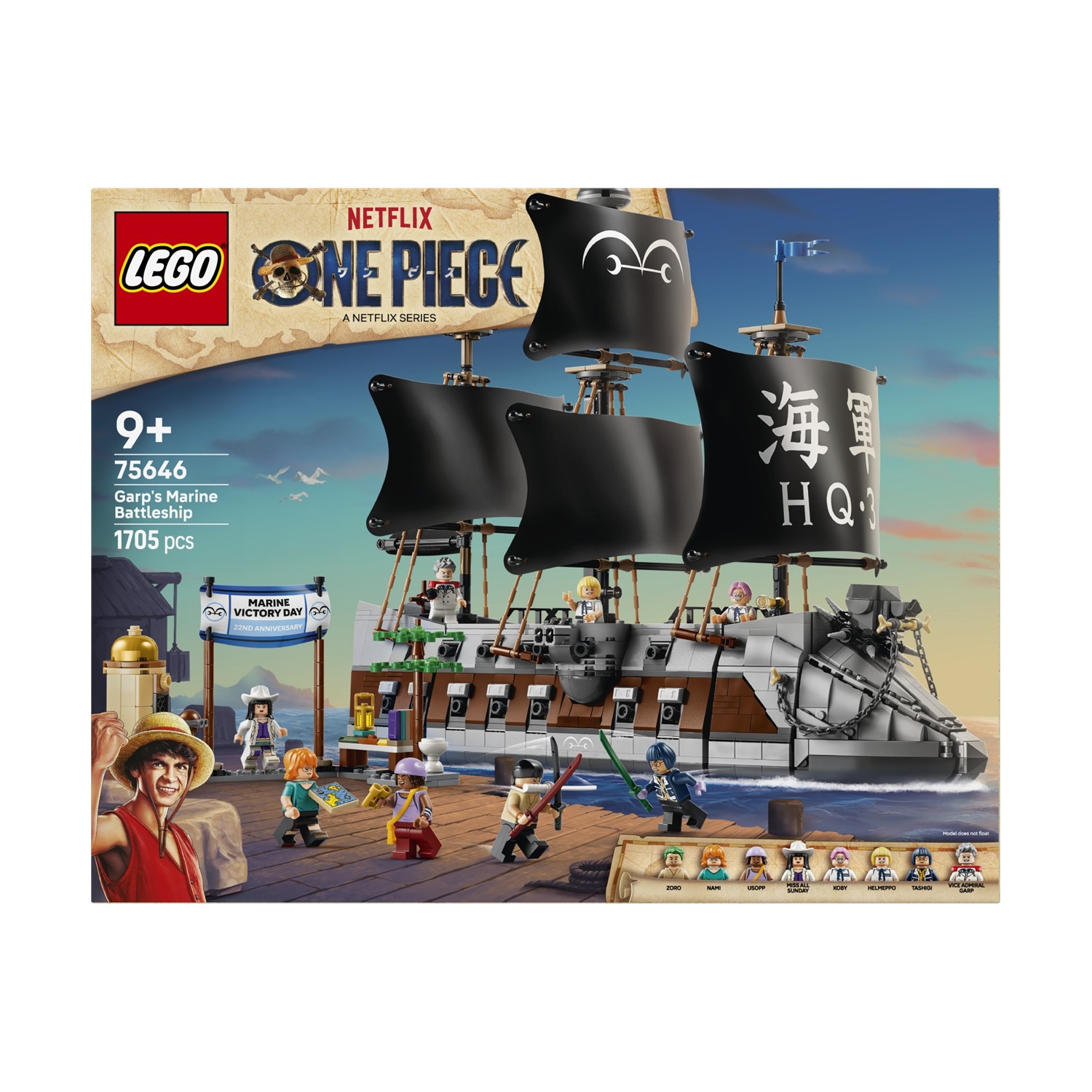LEGO ONE PIECE: Garp’s Marine Battleship (75646) - Image 4