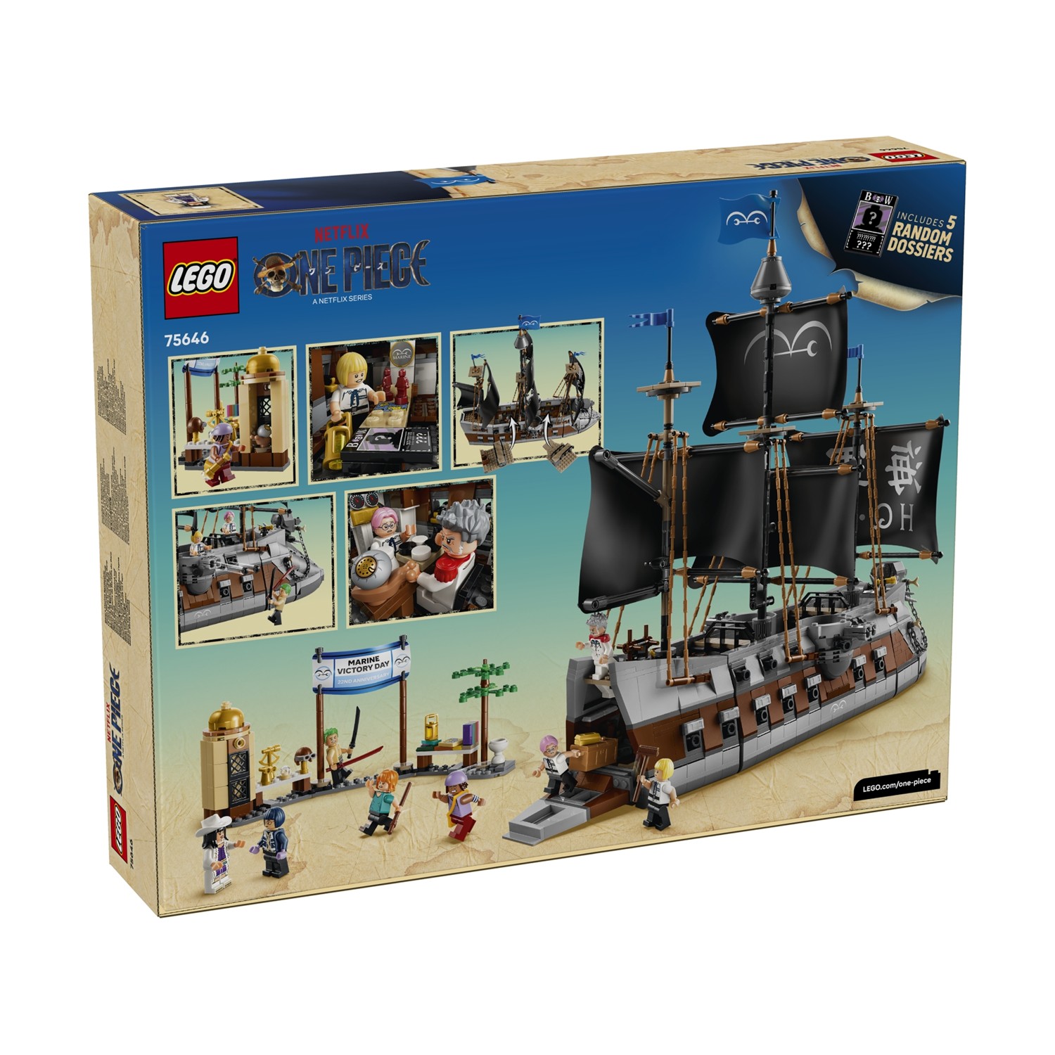 LEGO ONE PIECE: Garp’s Marine Battleship (75646) - Image 5