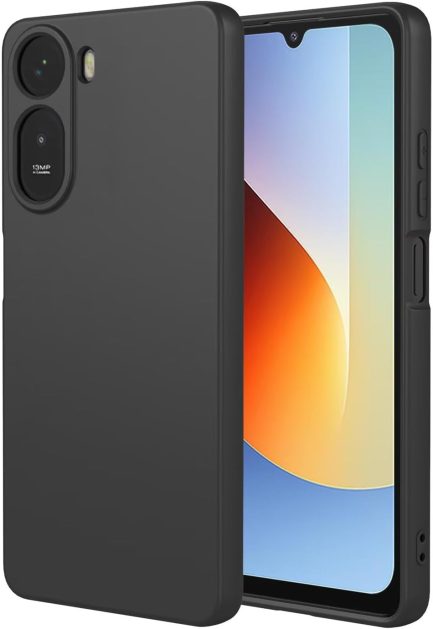Xiaomi Redmi A7 Pro/Poco C81 / Poco C81 Pro - Liquid Silicone Case Black (oem)