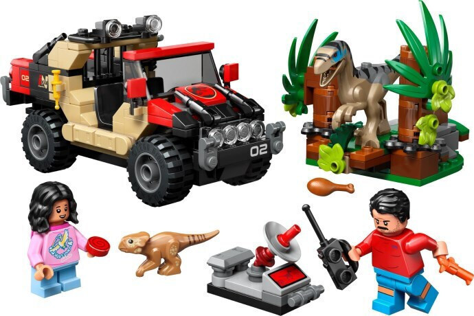 LEGO Jurassic World: Raptor Off-Road Escape (76972) - Image 2
