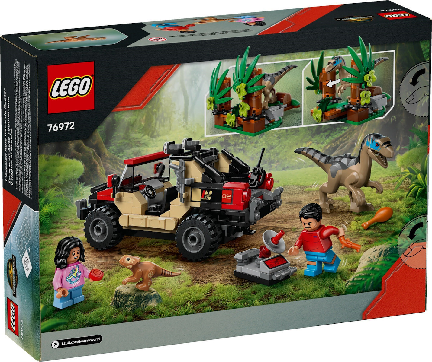 LEGO Jurassic World: Raptor Off-Road Escape (76972) - Image 3