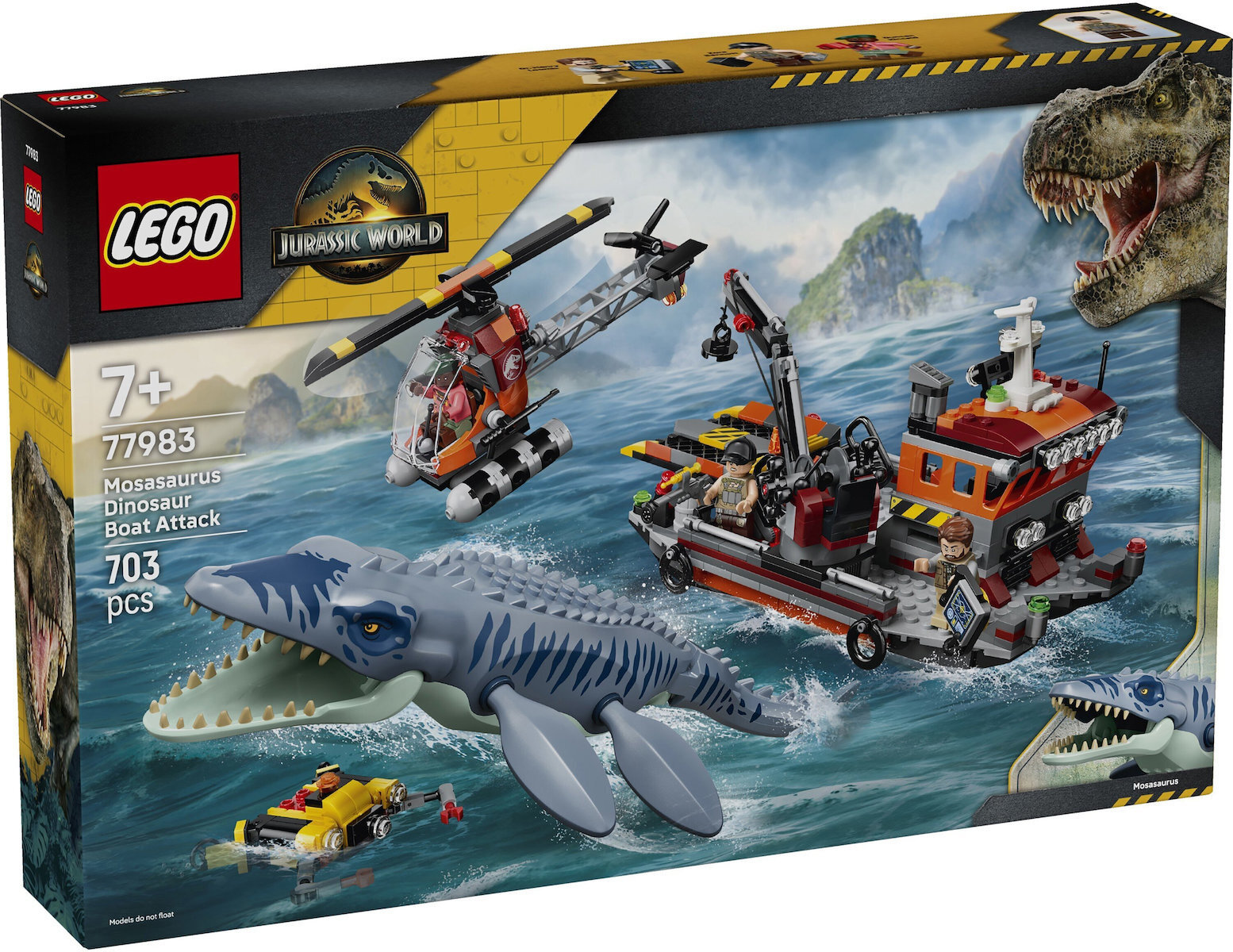 LEGO Jurassic World: Επίθεση Δεινοσαύρου Μοσάσαυρου σε Σκάφος (77983) - Image 4