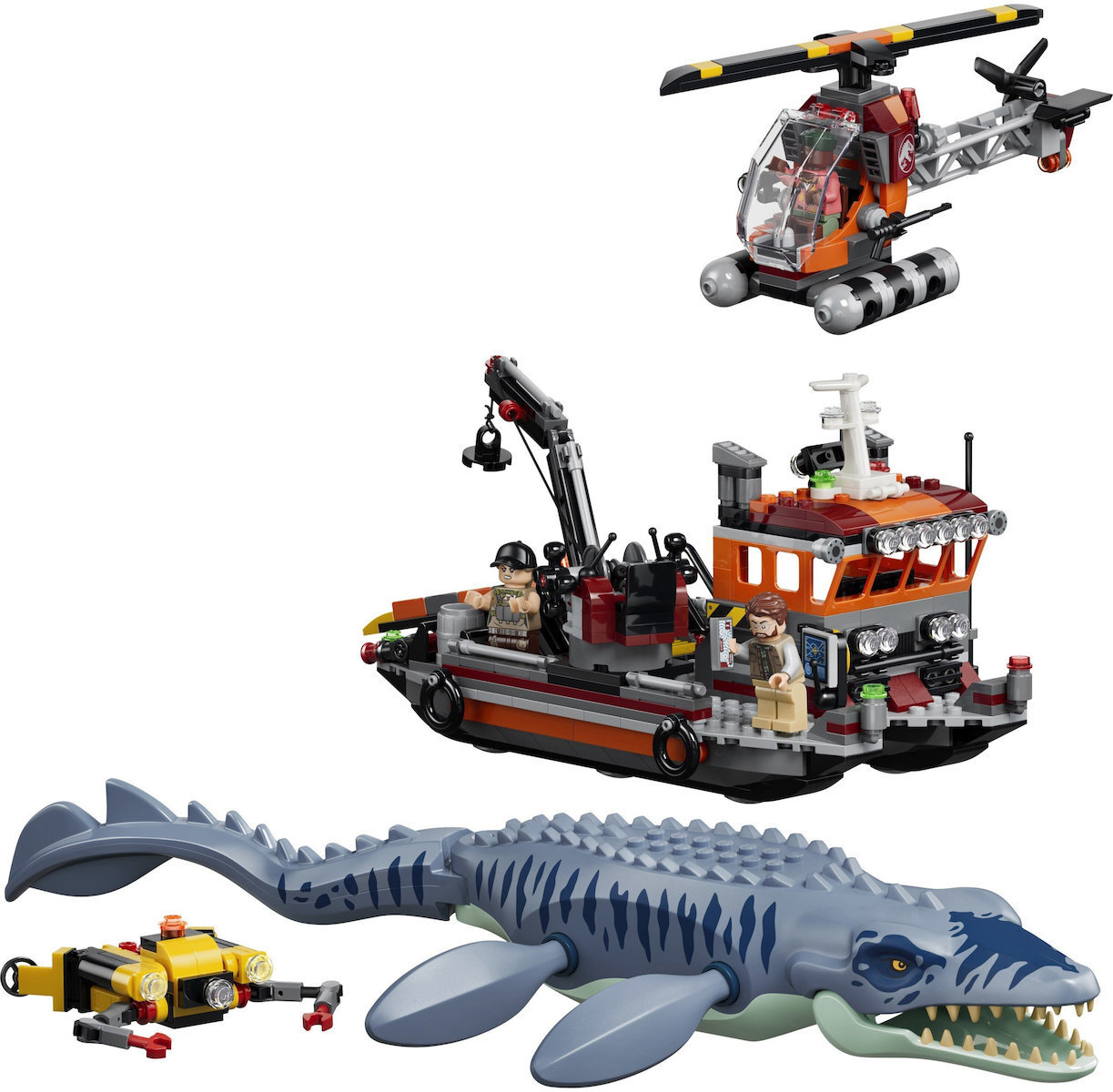 LEGO Jurassic World: Επίθεση Δεινοσαύρου Μοσάσαυρου σε Σκάφος (77983) - Image 6