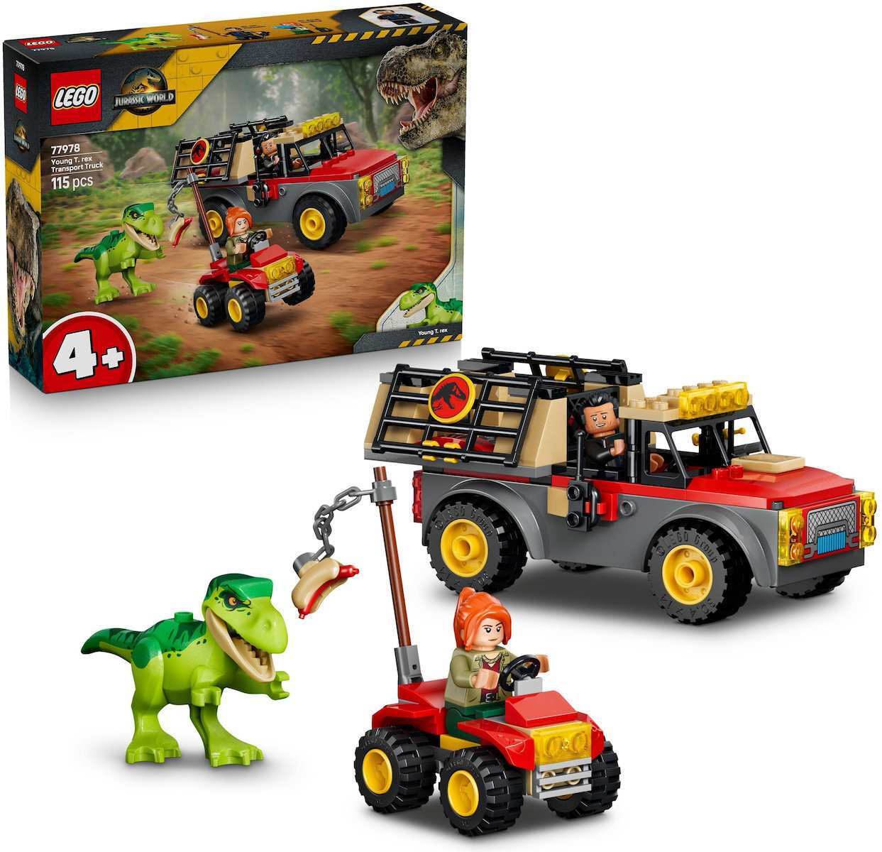 LEGO Jurassic World: Φορτηγό Μεταφοράς Νεαρού T-rex (77978) - Image 2
